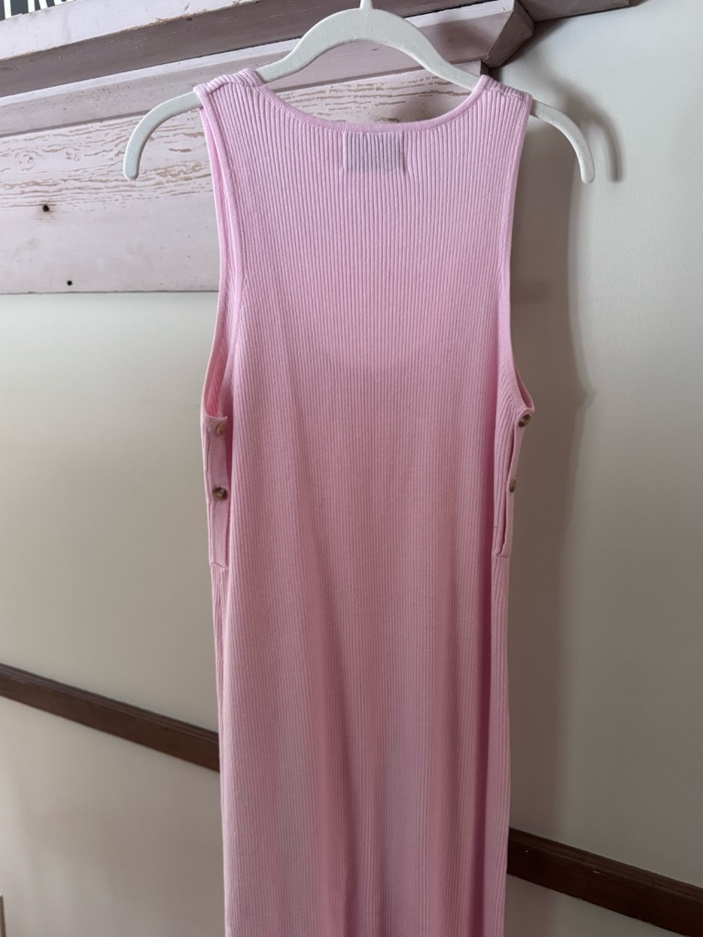 Sleeveless Light Pink Maxi Dress - Picture 9 of 10